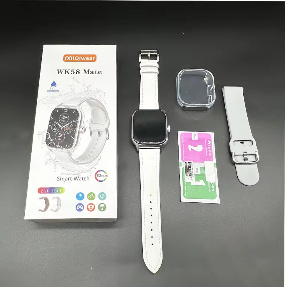 Montre Connectée WK58 Série 9 – Édition 2-en-1 Premium IP68