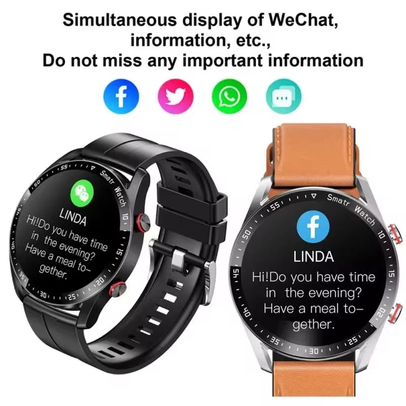 HW20 Smart Watch – Montre Connectée Élégante avec 2 Bracelets Interchangeables