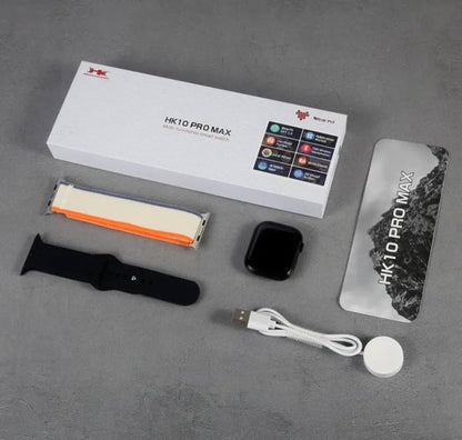 HK10 PRO MAX – SÉRIE 10 | Montre connectée premium avec 2 bracelets sport , cadrans personnalisés & ChatGPT