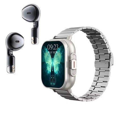 Montre Connectée D8 – Écouteurs Bluetooth intégrés