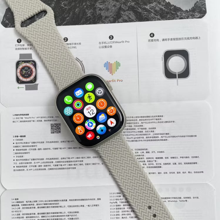 HK10 PRO MAX – SÉRIE 10 | Montre connectée premium avec 2 bracelets sport , cadrans personnalisés & ChatGPT