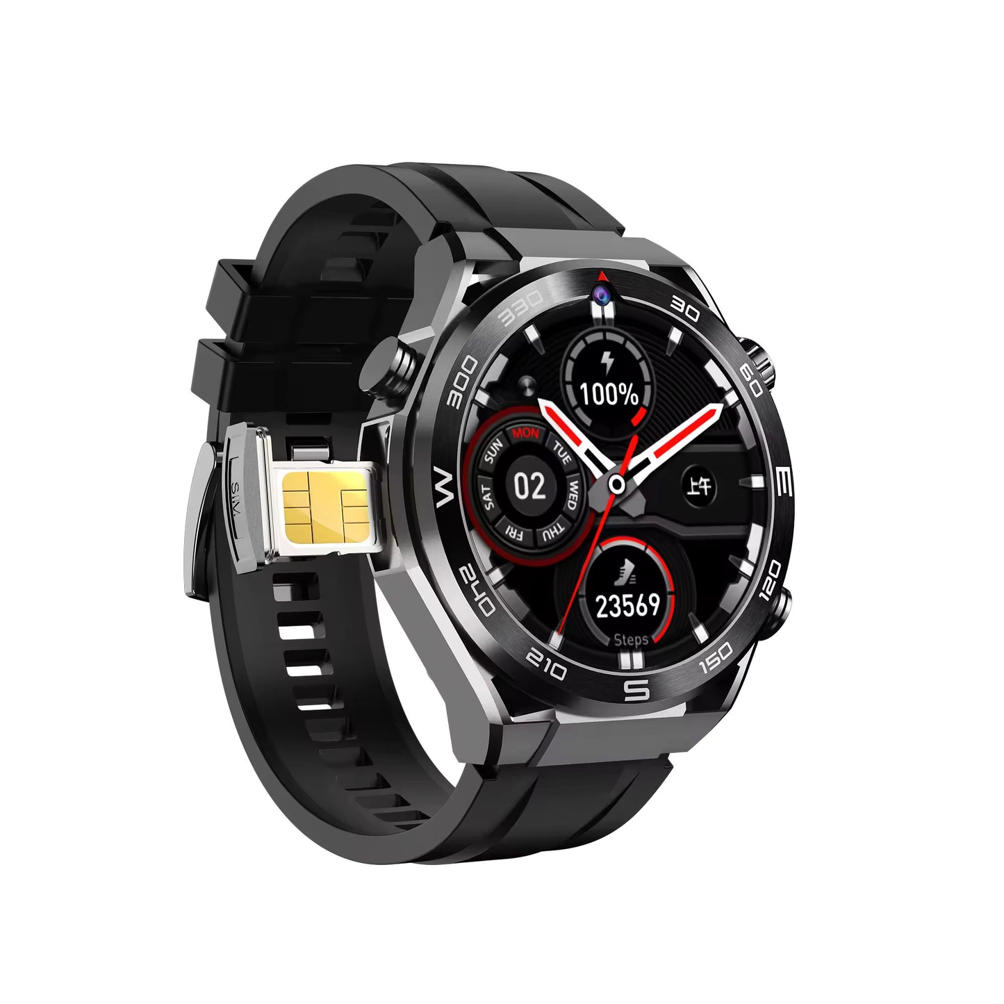 Montre Connectée B8 4G – Appels, Internet & Santé au Poignet